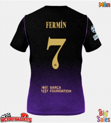 Barcelona Fermin Lopez #7 Replica Away Stadium Shirt 2026-27 Short Sleeve